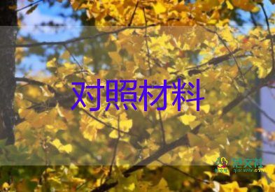 支部生活會(huì)對(duì)照材料參考6篇