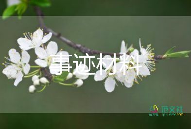 個(gè)人優(yōu)秀事跡200字8篇