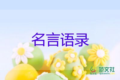 關(guān)于勵(lì)志人生的名言語(yǔ)錄范文22句