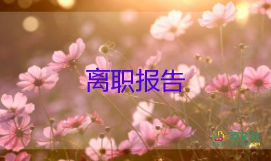 辭職申請(qǐng)書(shū)紙模板精選7篇